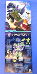 TRANSFORMERS STUDIO SERIES 86 CATALOG DEVASTATOR POSTER HASBRO PROMO