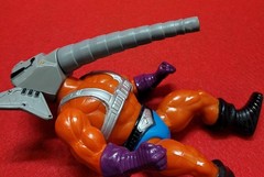 Masters of the UniverseSnout Spout Action Figure w/ Axe Orange Purple Gray #12