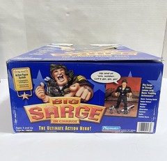 Vintage Big Sarge In Charge Action Figure 19” Talking Toy Soldier Playmates 2001
