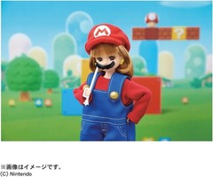 Takara Tomy Licca-chan Doll Super Mario Style LD-33 Nintendo Japan New