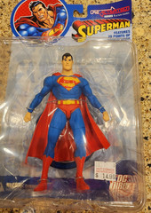 DC Direct ReActivated Series 1 Superman Action Figure & a Superman comfy blanket