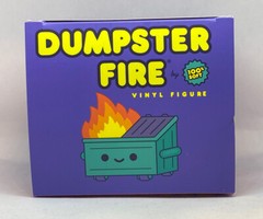 100% Soft Lil Dumpster Fire Vinyl Figure 3.5” Collectible New 2020 In Hand