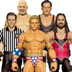 Mattel WWE Summer Slam Elite 2024 Action Figure set of 4 + BAF John Cone Kane