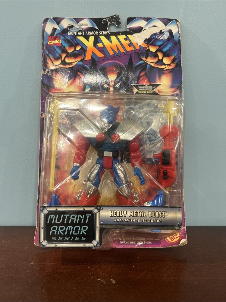 1996 Toybiz Marvel Comics Mutant Armor Series X-Men Heavy Metal Beast NEW