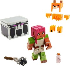 Minecraft Dungeons DELUXE FOX ARMOR BATTLE CHEST Toy NEW! Super Fast Shipping!