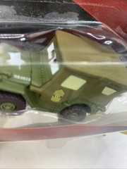 DISNEY PIXAR CARS 3 SARGE MILITARY GREEN JEEP DIECAST TOY CAR 2016 MATTEL C1