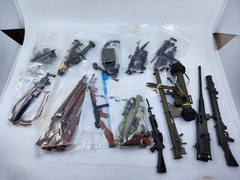 Huge 1/6 Scale Military Weapons Gear Lot Demon, Twizted, Ultimate Solder & More