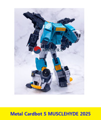 Metal Cardbot S Season2 MUSCLEHYDE Transformer Robot Muscle Hyde Action Figure