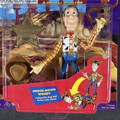KNOCK-DOWN WOODY THINKWAY TOYS ACTION FIGURE NEW DISNEY PIXAR VINTAGE