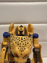 Transformers Cheetor Beast Wars Deluxe Class Red Eyes Complete 1 Broken Weapon