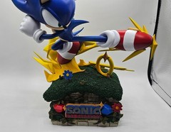 3D Printed Fan Art Sonic the Hedgehog Sculpture by Wicked