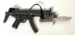 GI JOE Bayonet Knife RIFLE / ASSAULT ACCESSORY FOR 12″ ACTION FIGURE 1/6 SCALE