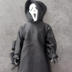 Ghostface Scream Action Figure Black Robe w/ Clothes (Plastic/Fabric)
