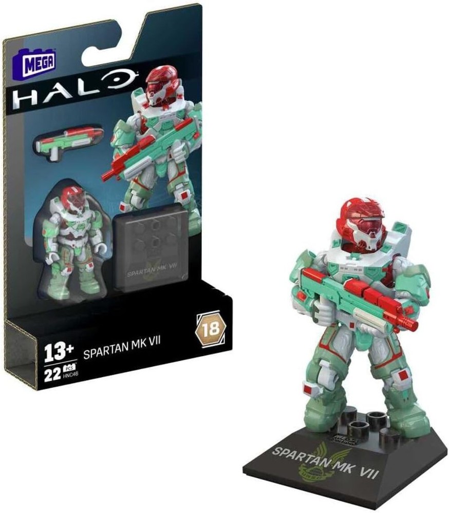 Spartan MK VII (Series 18) – Mega Construx HALO Heroes Figure Pack