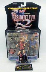 Toy Biz Video Game Super Stars Resident Evil 2 Claire Redfield & Zombie Cop Set
