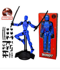 Titan13, Dummy 13, T13 Action Figure,Toy Robot, 3D Printed – Fully Assembled