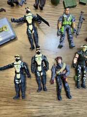 Lanard The Corps Special Force Units Action Figures Weapons Accesories Lot of 11