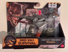 NIB Mattel Jurassic World Survival Strike Attack Mutadon Dinosaur Figure Toy