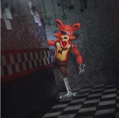 New! Five Nights at Freddy’s Endo-01 (Classic Foxy and Radioactive Foxy) In Hand