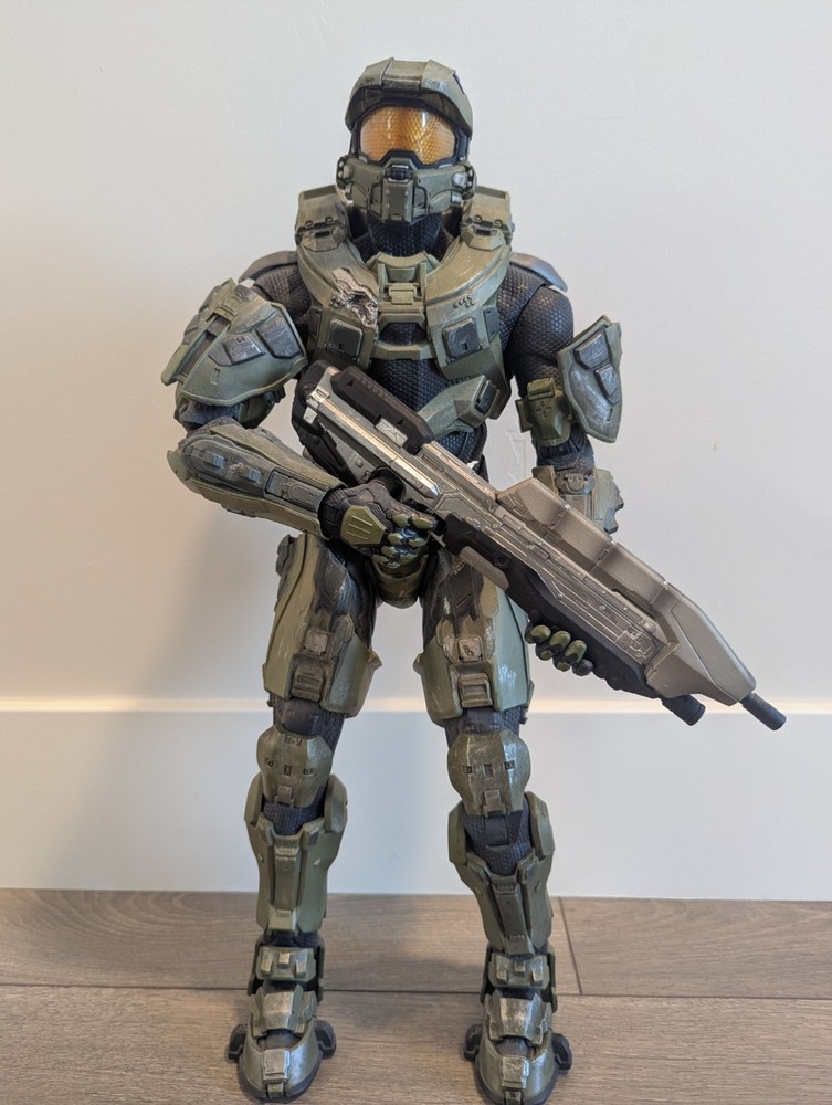 NECA Halo Master Chief 18″ Deluxe Action Figure 1/4 Scale Video Game Memorabilia