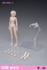 US Stock 86TOYS 1/12 T86-ST Flexible 6 inch Female Joint Action Figure Head Body