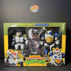 NIB – NECA Teenage Mutant Ninja Turtles TMNT Robo Tokka & Robo Rahzar Two Pack
