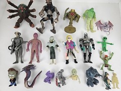 Vintage 1990’s Horror & Sci Fi Action Figure Toy Lot