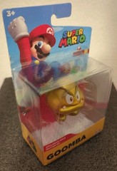 NEW Super Mario Exclusive GOLD GOOMBA 2.5″ Jakks Pacific Nintendo Figure NIB