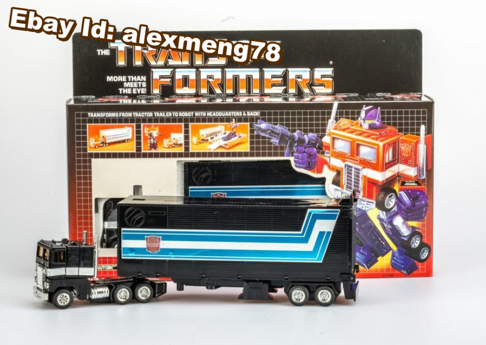 Transform G1 Optimus prime Black mint car metal front action figure MISB Gift
