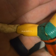 Robin Action Figure Plastic Material Red Green Yellow Black Beige Colors