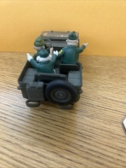 Vintage Mattel Hanna-Barbera Yogi Bear Boo Boo 1/32 Willys Jeep Military Vehicle