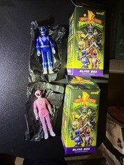Super7 Mighty Morphin Power Rangers Pink & Blue Rangers Figure Blind Box