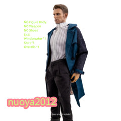 SA Toys 1:6 SA001D Windbreaker Coat Shirt Pants Clothes For 12″ Male Figure Body