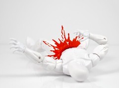 Modular Blood Effect Set for ~1/12 or six inch action figures – 14 piece set