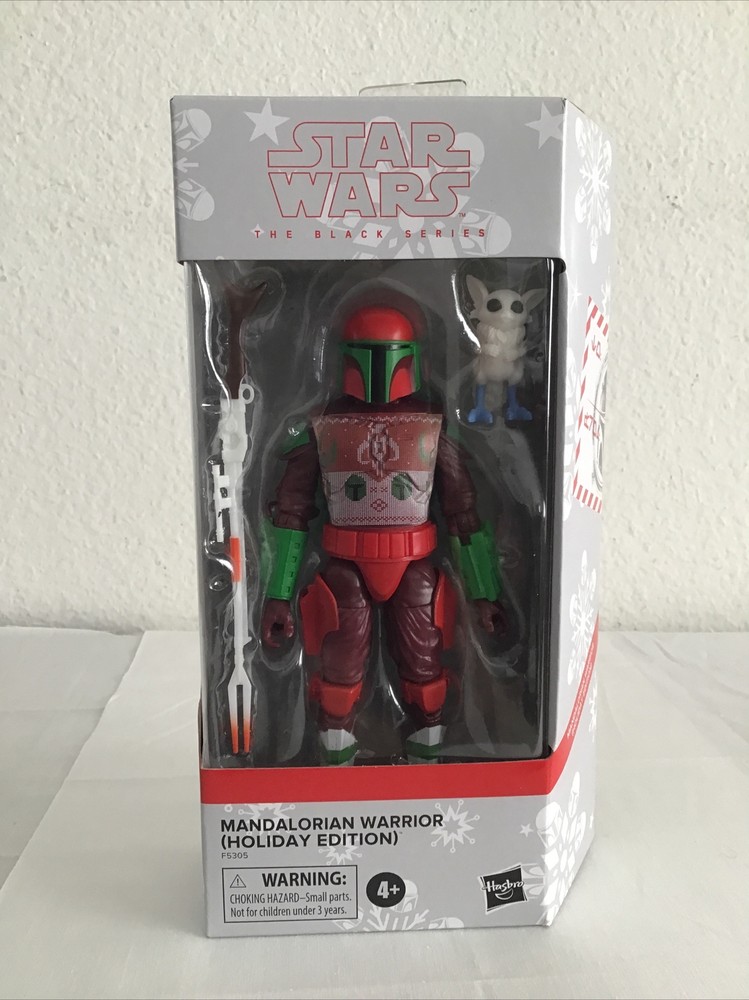 Star Wars Black Series Mandalorian 6″ Warrior Holiday Edition Target Exclusive