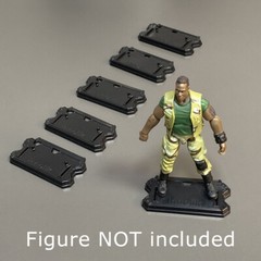 Lot 30 Stand BASE Fit 25th 30th anniversary GI JOE G.i joe 4” Figure toy gifts