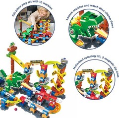 VTech Marble Rush Magentic Dino Adventure Construction Set for Kids