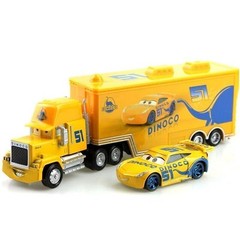 2-Pack Disney Pixar Cars NO.51 DiNOco Cruz & Hauler Truck Diecast Toys 1:55 Car