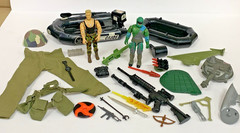 Vintage GI Joe ARAH Hasbro Lanard Mixed Lot Figures Vehicles Weapons Accessories