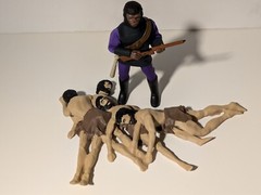 Planet of the Apes – MEGO Scale – Pile of Bodies from the Hunt!