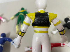 Mighty Morphin Power Rangers 1994 Bendable Figure Lot of 7 Vintage Bendy Bend Em