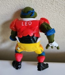 Vintage 1991 TMNT Teenage Mutant Ninja Turtle Leonardo Football Player Figure