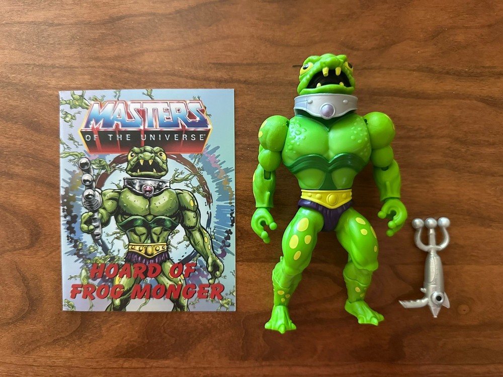 MOTU Origins Frog Monger Figure Mattel Creations Exclusive Complete He-Man