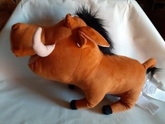 LION KING Jumbo Pumbaa Wart Hog Plush 18″ Stuffed Animal w/ Polyester by Disney