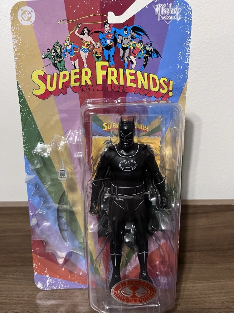McFarlane Toys DC Retro Super Friends BATMAN PHANTOM ZONE 6″ Figure RED PLATINUM