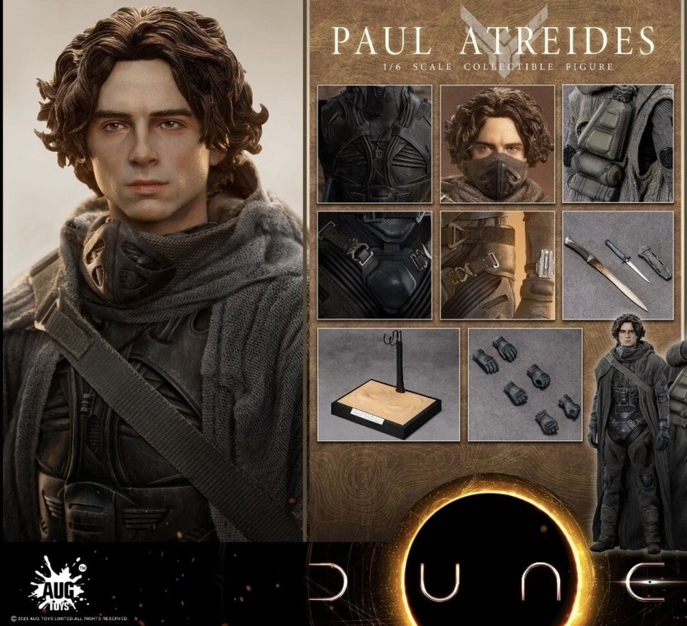 DUNE PAUL ATREIDES AUG Toys DL003 FIGURE 1:6 SCALE New in Box Timothee Chalamet