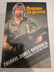 1/6 Scale Missing In Action Colonel James Braddock Deluxe Chuck Norris 127/200