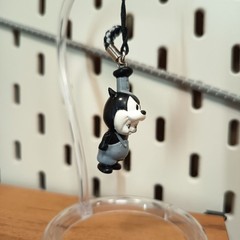 KEWPIE Baby as STEAMBOAT WILLIE PETE 1″ Mini Figure KEYCHAIN CHARM Toy Miniature