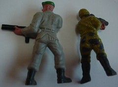 Vintage Figure 1986 GUTS Ground Troops Green Beret 1988 JUDO Men of Medal