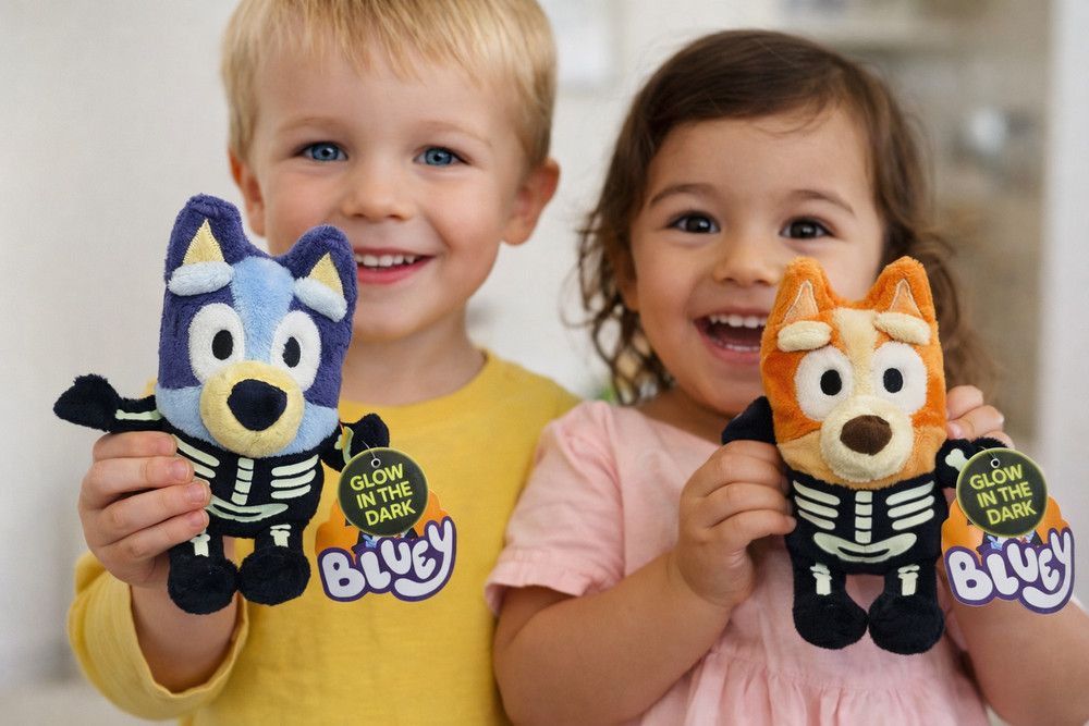 Bluey and Bingo Glow in the dark set of two